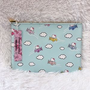 Stoney Clover Lane x Hello Kitty Airplane Flat Pouch